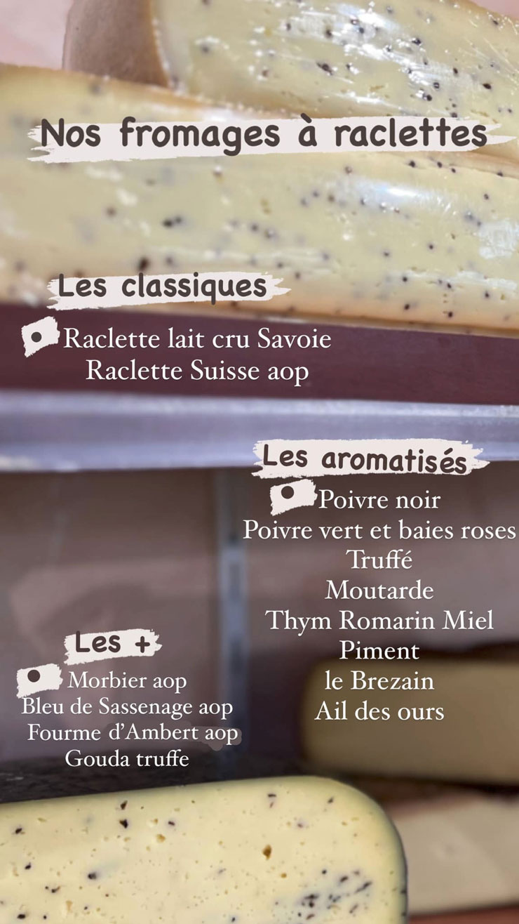 Fromagerie Polese : nos fromages à raclettes
